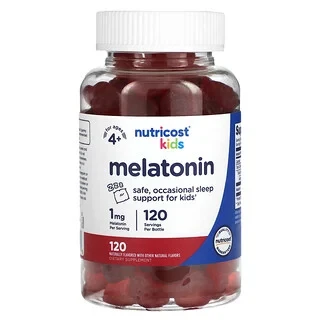 Nutricost, Мелатонін для дітей, від 4 років, 1 мг, 120 жувальних таблеток Київ, Київ