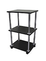 Косметологическая тележка MrHelix из ДСП на три полки BeautySpace ВК-3