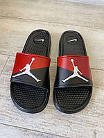 Шлепки Jordan Slide Sandal Logo Red/Black