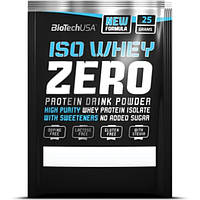 Протеин BioTechUSA Iso Whey Zero 25 g 1 servings Hazelnut MD, код: 7647514