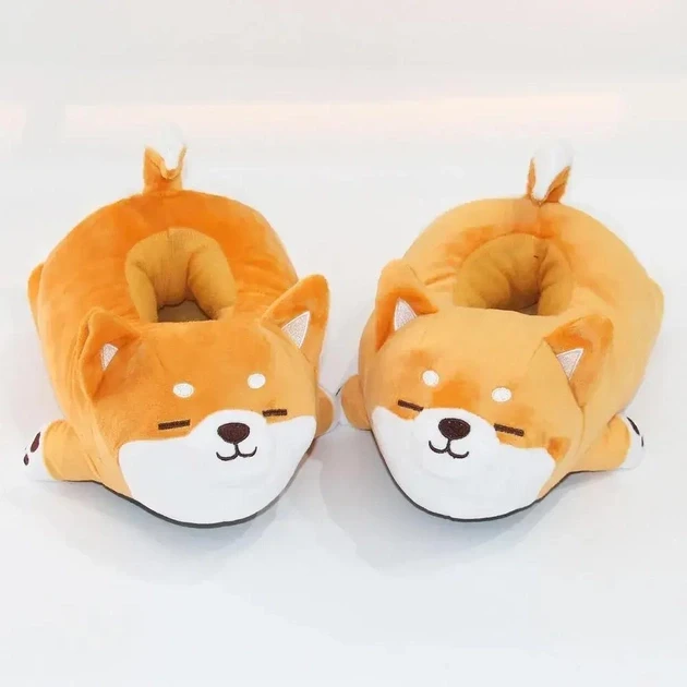 Домашні Плюшеві тапочки іграшки для кігурумі Коргі 36-41, фото 1