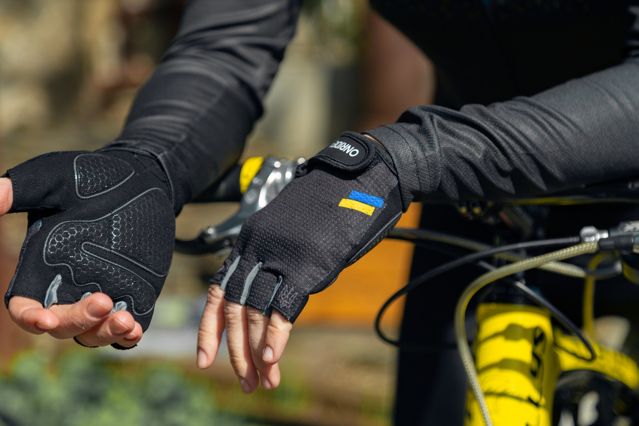 Перчатки велосипедные ONRIDE Hold 20 UA чорные XXL
