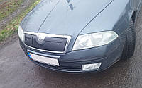 Tuning Зимняя накладка на решетку (верхняя) Матовая для Skoda Octavia II A5 2006-2010 гг