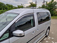 Tuning Ветровики с хромом (2 шт, Niken) для Volkswagen Caddy 2004-2010 гг