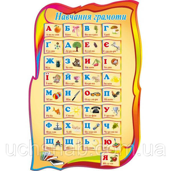 Стенд для начальной школы "Обучение грамоте"