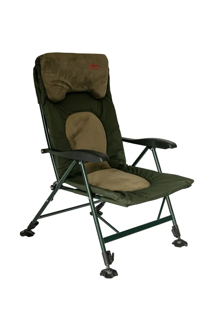 Крісло розкладне для відпочинку на природі зі спинкою та підлокотниками Tramp Elite TRF-043