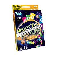 Развивающая настольная игра "ФортУно" UF-03-01U 112 карточек и кубик Salex Розвиваюча настільна гра "ФортУно"