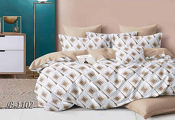Полуторна постільна білизна Тет-А-Тет В-1102 бязь