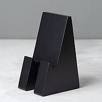 Деревянная подставка для телефона "Петрос" (черная)