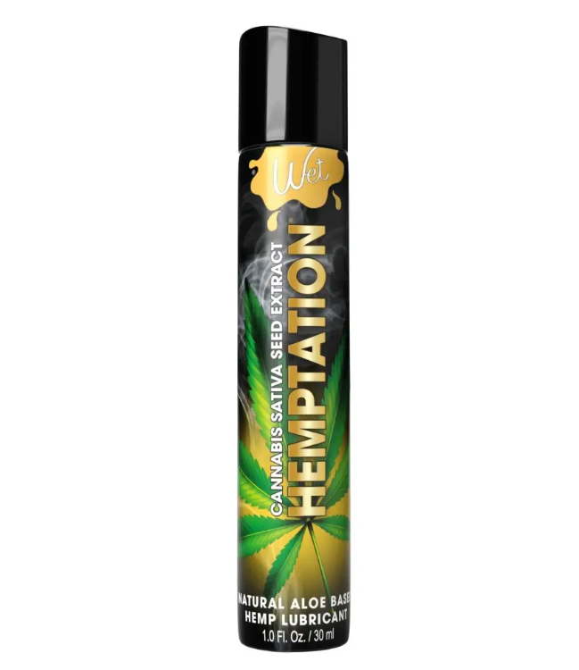 Лубрикант з екстрактом канабісу на основі алое, Wet Hemptation Natural Hemp