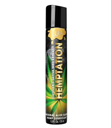 Лубрикант з екстрактом канабісу на основі алое, Wet Hemptation Natural Hemp, фото 1