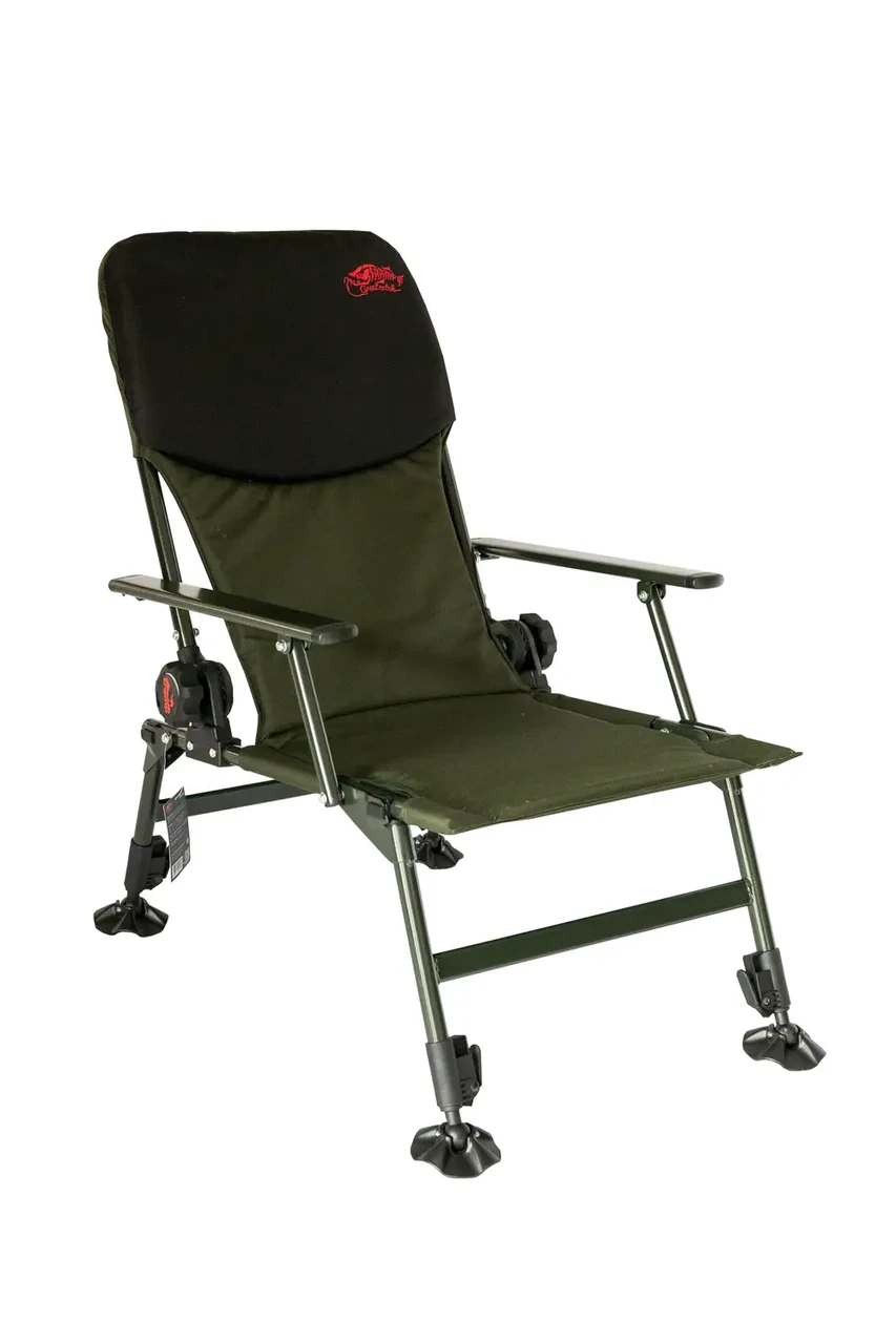 Крісло розкладне для відпочинку на природі зі спинкою та підлокотниками Tramp Fisherman Ultra TRF-041