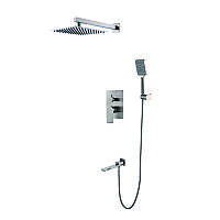 Вбудована душова система Koer KI-66015-02 (з неірж. сталі) (Кольор неірж) (KR4785) D_6168