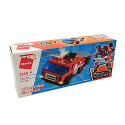 Дитячий конструктор Qman 1416 транспорт Water Pulse Fire Truck, World-of-Toys