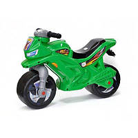 Мотоцикл 2-х колесный 501-1G Зеленый, Land of Toys