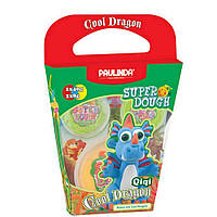 Масса для лепки Paulinda Super Dough Cool Dragon Дракон голубой PL-081378-14, Lala.in.ua