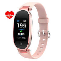 Фитнес браслет Smart Band S3+H Girl (Color Screen) Светло-розовый KS, код: 2466747