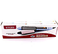 Утюг щипцы для волос плоский выпрямитель Б/К Etceo ET-F2290