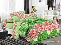 Тор! Полутораспальный комплект постельного белья "Роза в зелени"