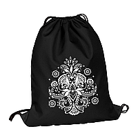 Именной многофункциональный рюкзак-мешок Черный (bbx)