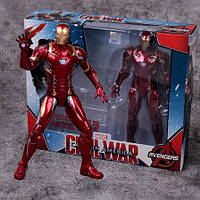 Rest Фігурка Залізна Людина, Марк 46, Месники, Civil War Marvel. 17 см. На підставці. Iron Man D_1249