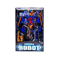 Детская игрушка Робот Police 3 2018-26 с оружием (Серый) Salex Дитяча іграшка Робот Police 3 2018-26 зі зброєю