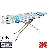 Гладильная доска Casa Si Lady 122x38 White/Blue Laquer (CS93574R267) D_2940