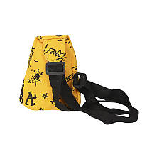 Тор! Детская нагрудная сумка рюкзак A-407 Cow на одно отделение с ремешком Yellow