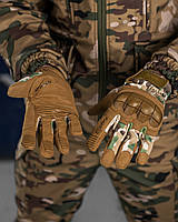 Тактические перчатки Mechanix M-Pact мультикам усиленные защитные, мужские штурмовые сенсорные перчатки зсу