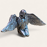 Rest Статуетка Ангел. Фігурка для інтер'єру Голий ангел 20х10 см. Декор Ангел срібний D_899