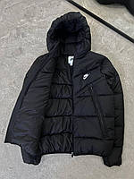 Мужская куртка Nike демисезонная мужская курточка найк с капюшоном Salex Чоловіча куртка Nike демісезонна