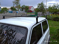 Багажник на водосток - 140см - Кенгуру - UNI - Сталева квадр. поперечка (НИВА, Волга тощо)