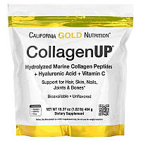 CollagenUP, гидролизованные пептиды морского коллагена с гиалуроновой кислотой и витамином C, 464 г