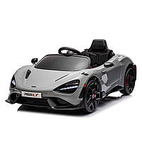 Детский электромобиль для одного ребенка с музыкой и пультом управления Mclaren Bambi M 5726EBLR-11 Серый