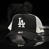 Оригинальная черная кепка с сеткой New Era Clean Trucker Los Angeles Dodgers 11405498