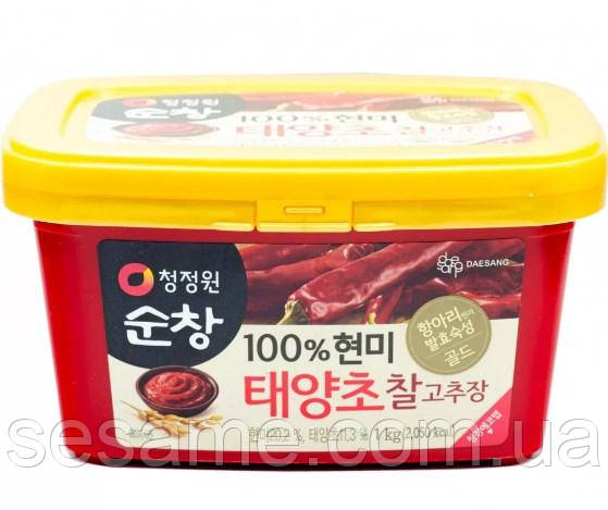 Гостра корейська соєва паста Перцю Кочудян Кочуджан 1кг