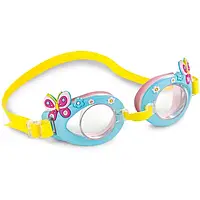 Очки для ныряния и подводного плавания Intex 55610 Плавательные очки для детей от 3 лет Бабочка