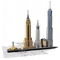 Конструктор LEGO Architecture Нью-Йорк 21028, World-of-Toys