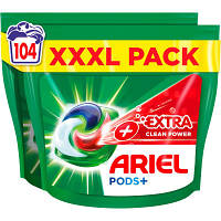 Капсулы для стирки Ariel Pods All-in-1 + Сила экстраочистки 2 x 52 шт. (8700216023207)