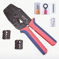 LAS-005 універсальний обжимний інструмент для ізольованих і неізольованих наконечників і гільз 0,5-10 мм2