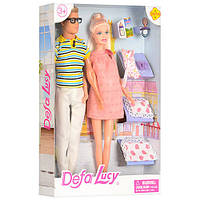 Toys Кукла DEFA семья 8349, 29см (беременная) и фигурка мужчины 30см, пупс, аксессуары Im_442