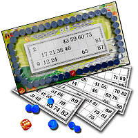 Настольная игра "Лото" Мастер MKT0102, 24 карточки, мешочек, бочонки, Land of Toys