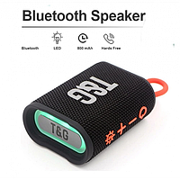 Портативная Bluetooth колонка TG396 5W радио с подсветкой Черная Im_470