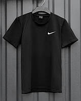 Мужская футболка Nike черная спортивная футболка Salex Футболка чоловіча Nike чорна спортивна футболка