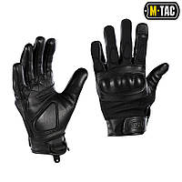 Перчатки военные M-TAC NOMEX ASSAULT TACTICAL MK.7 BLACK,мужские тактические черные перчатки с костяшками