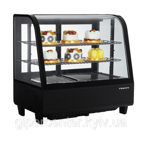 Настільна холодильна вітрина Frostу FW-100, black