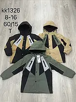 Куртки для хлопчиків гуртом, розміри 8-16 років, S&D, арт.KK-1326