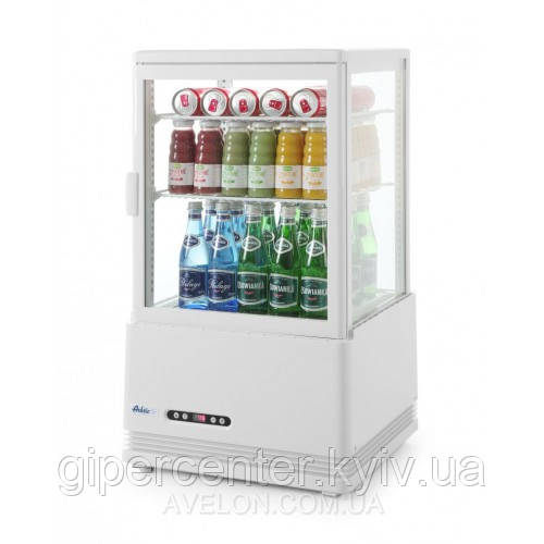 Вітрина настільна холодильна 58 л HENDI 233610 біла