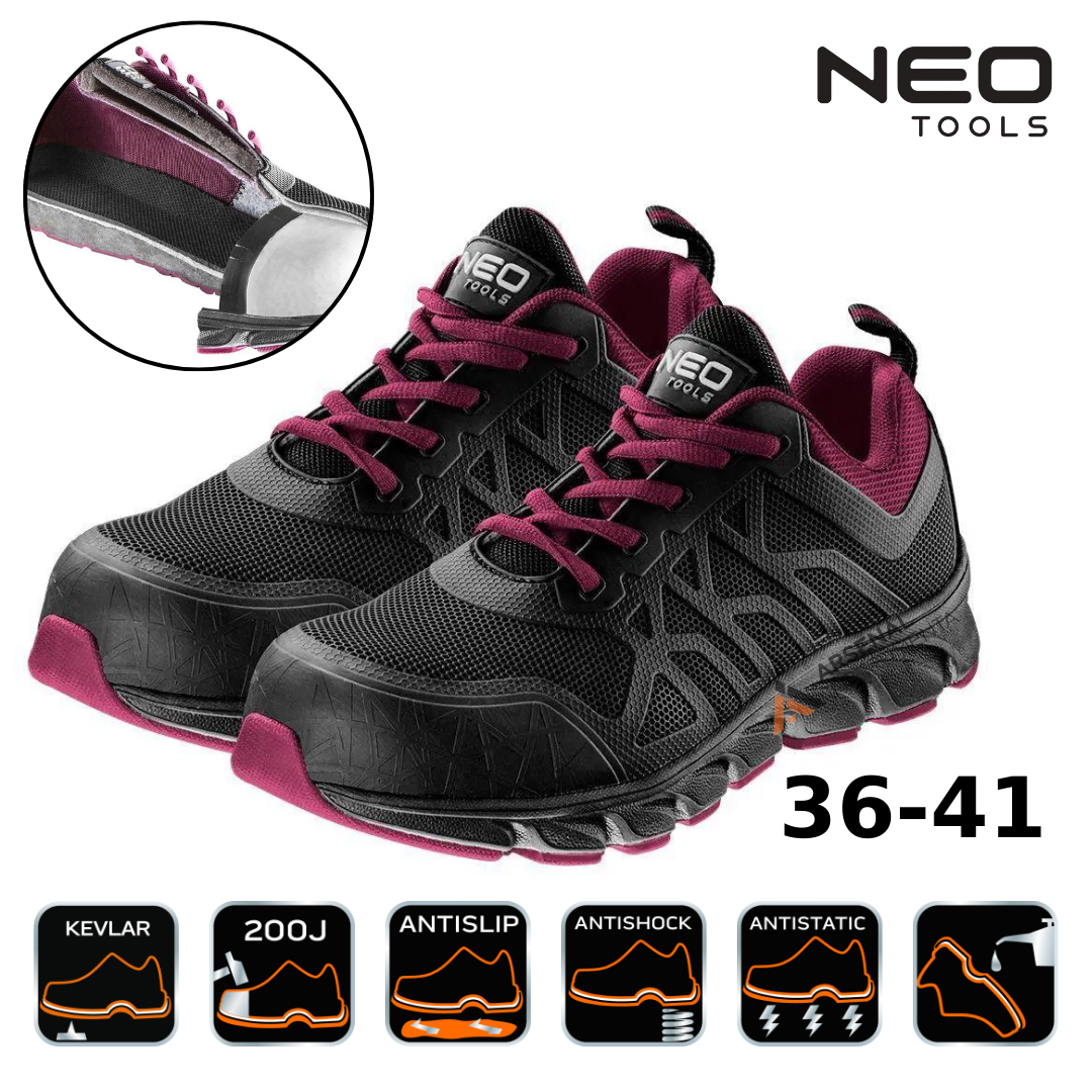 Кросівки робочі жіночі S1P SRC розмір 40 NEO Tools 82-530-40