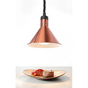 Конічна лампа для підігріву страв з регульованою висотою мідна HENDI 273876